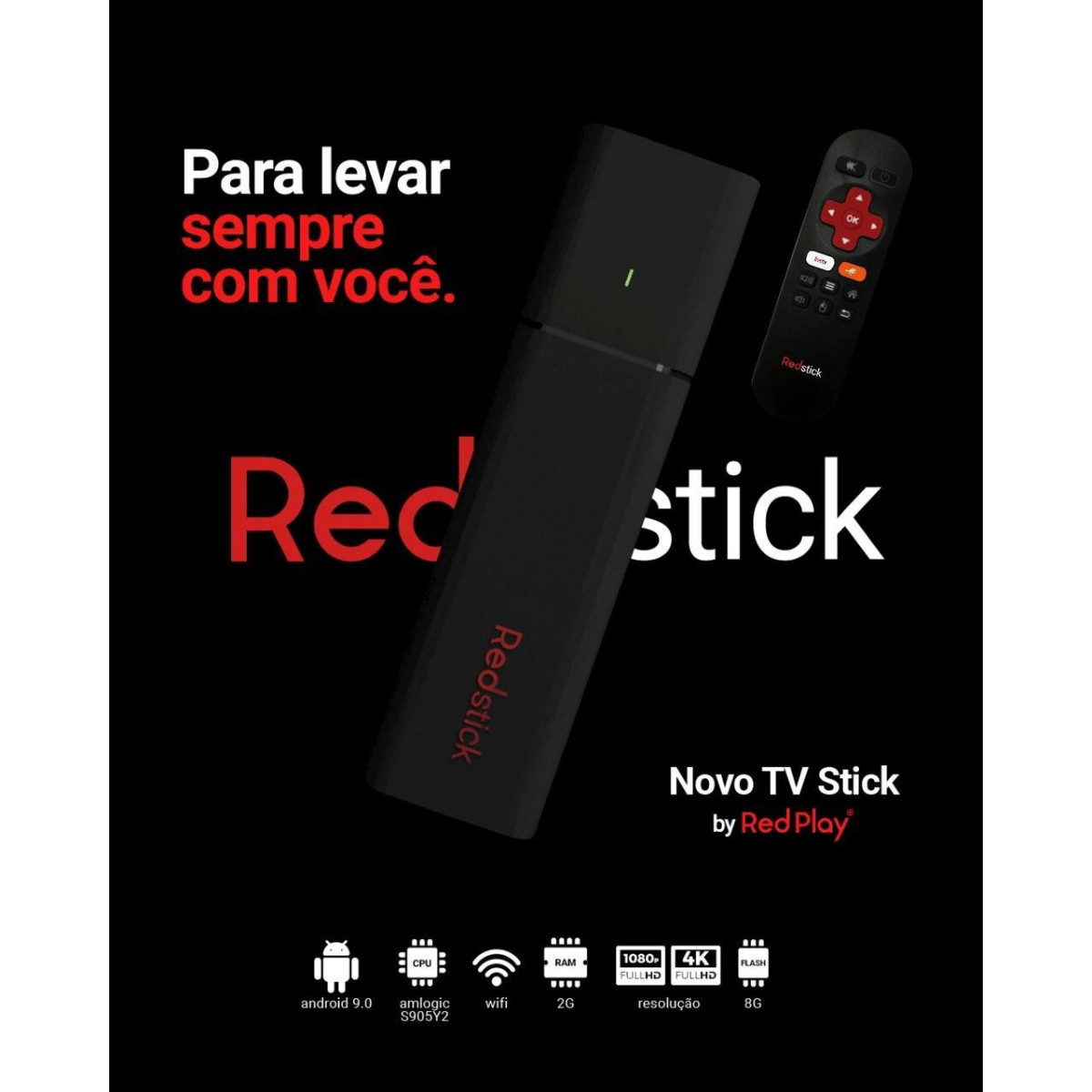 Red Stick 2 - Lancamento - Duosat Shop - Sua Loja Da Duosat