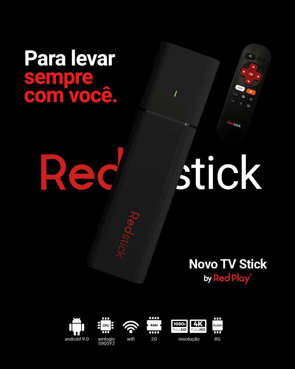 Red Stick 2 - Lancamento - Duosat Shop - Sua Loja Da Duosat